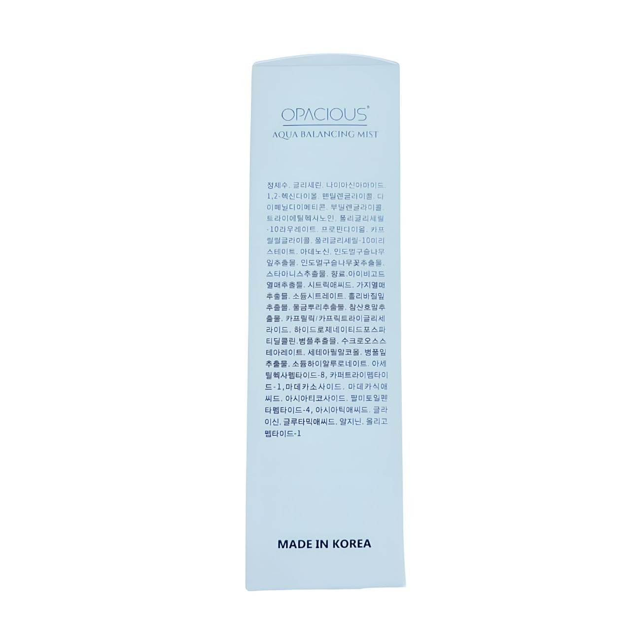 Aqua Balancing Mist Box Side